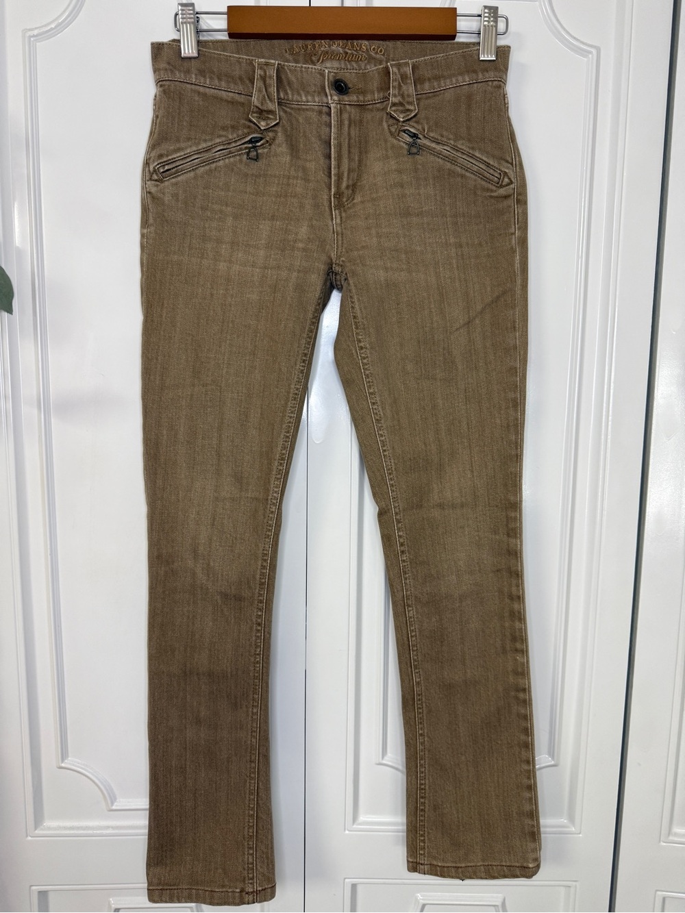 Lauren Ralph Lauren Women's Skinny Jeans in Brown